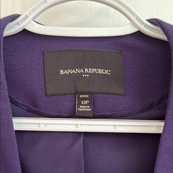 Banana Republic Factory Purple Women's Jacket Blazer - Picture 2 of 12